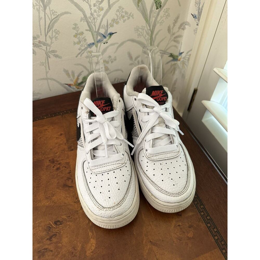 Nike Air Force 1 AF1 GOPKT Kid's Sneaker, Size Y4 Eur 36 Women’s 6 - Picture 2 of 8
